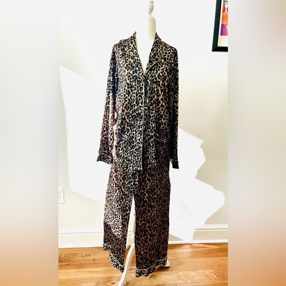 Victoria Secret Satin Long Pajamas